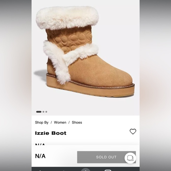 Coach Izzie Boots Size 5
